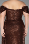 Robe Grande Taille Squameuse Longue ABU2973