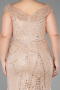 Robe Grande Taille Perlé Longue ABU5936