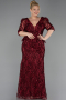Robe de Soirée Grande Taille Squameuse Longue ABU6149