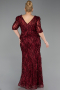 Robe de Soirée Grande Taille Squameuse Longue ABU6149