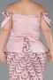 Robe de Soirée Grande Taille Longue Squameuse Poudre ABU6262