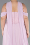 Robe Grande Taille Longue Mousseline Poudre ABU6247