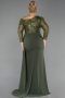 Robe Grande Taille Longue Kaki ABU6213