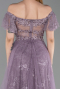 Robe de Soirée Longue Lavande ABU6244