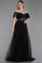 Robe de Soirée Longue Noir ABU6244