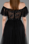 Robe de Soirée Longue Noir ABU6244