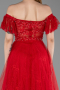 Robe de Soirée Longue Rouge ABU6244