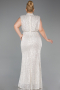 Robe De Soirée Grande Taille Squameuse Longue Vison ABU3115