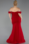 Robe De Soirée Grande Taille Longue Rouge ABU6199