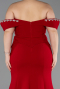 Robe De Soirée Grande Taille Longue Rouge ABU6199