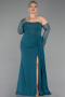 Robe Grande Taille Mousseline Longue ABU6072