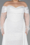 Robe De Soirée Grande Taille Perlé Longue ABU6093