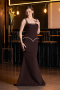 Robe de Soirée Longue Brun ABU6231