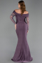Robe de Soirée Longue Lavande ABU6273