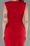 Robe de Soirée Midi Rouge ABK2653
