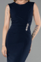 Robe de Soirée Midi Bleu Marine ABK2653