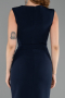 Robe de Soirée Midi Bleu Marine ABK2653
