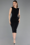 Robe de Soirée Midi Noir ABK2653