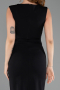 Robe de Soirée Midi Noir ABK2653