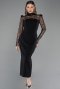 Tenue de Soirée Midi Noir ABK2655
