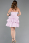 Robe de Cérémonie Courte Poudre ABK2656
