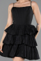 Robe de Cérémonie Courte Noir ABK2656