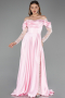 Robe de Soirée Satin Longue ABU5054