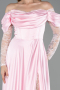 Robe de Soirée Satin Longue ABU5054
