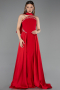 Robe de Soirée Longue Rouge ABU6279