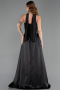 Robe de Soirée Longue Noir ABU6279