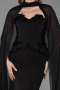 Robe Queue de Poisson Longue Noir ABU6255