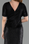 Robe De Soirée Grande Taille Longue Noir ABU6281