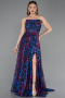 Robe de Soirée Longue Fushia ABU6259