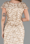 Robe De Soirée Grande Taille Longue Squameuse Or ABU6282