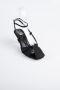 Chaussure de soirée Couleur daim Noir ABN2122