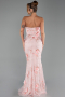Robe de Soirée Longue Poudre ABU6299