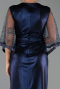 Robe De Soirée Grande Taille Longue Bleu Marine ABU6301
