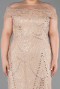 Robe Grande Taille Perlé Longue ABU5936