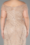 Robe Grande Taille Perlé Longue ABU5936