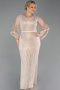 Robe De Soirée Grande Taille Longue Or ABU6301