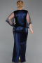 Robe De Soirée Grande Taille Longue Bleu Marine ABU6301