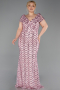Robe De Soirée Grande Taille Longue Squameuse Poudre ABU6282