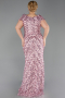 Robe De Soirée Grande Taille Longue Squameuse Poudre ABU6282