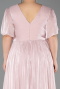 Robe Grande Taille Longue Mousseline Poudre ABU6310