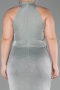 Robe De Soirée Grande Taille Longue Menthe ABU6311