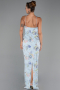 Robe de Soirée Longue Bleu clair ABU6314