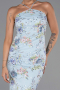 Robe de Soirée Longue Bleu clair ABU6314