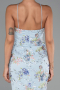 Robe de Soirée Longue Bleu clair ABU6314