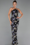 Robe de Soirée Longue Noir ABU6314