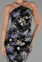 Robe de Soirée Longue Noir ABU6314